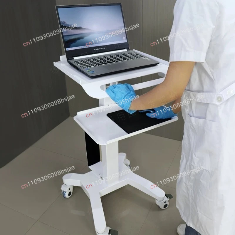 Dental mobile mouth sweepingcart, multi-functional instrument, instrument cartoral endoscope, notebook, medical placement table