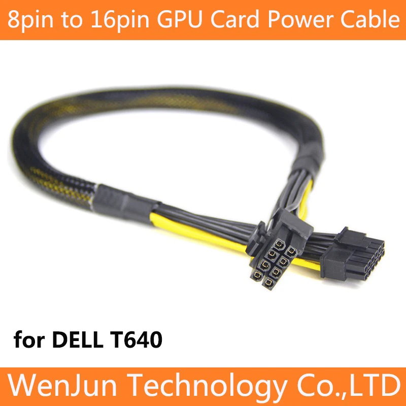 

High Quality 8pin to 16pin 12+4p Power Cable for DELL T640 Server and PCI-E 5.0 12VHPWR Graphics Card GPU RTX4080 RTX4090