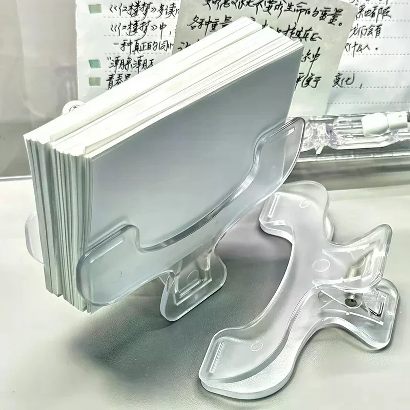 Plastic Large Book Clip Simple Reading Aid Fixed Book Holder Bookmarks Creative Design Practical Note Holder