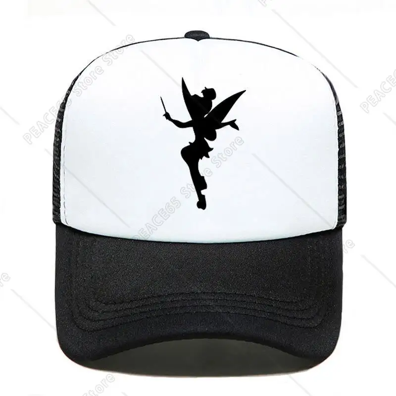 

Little Fairy Cartoon Fairy Baseball Cap Trucker Hat For Women Men Unisex Mesh Adjustable Size Parent-Child Hats