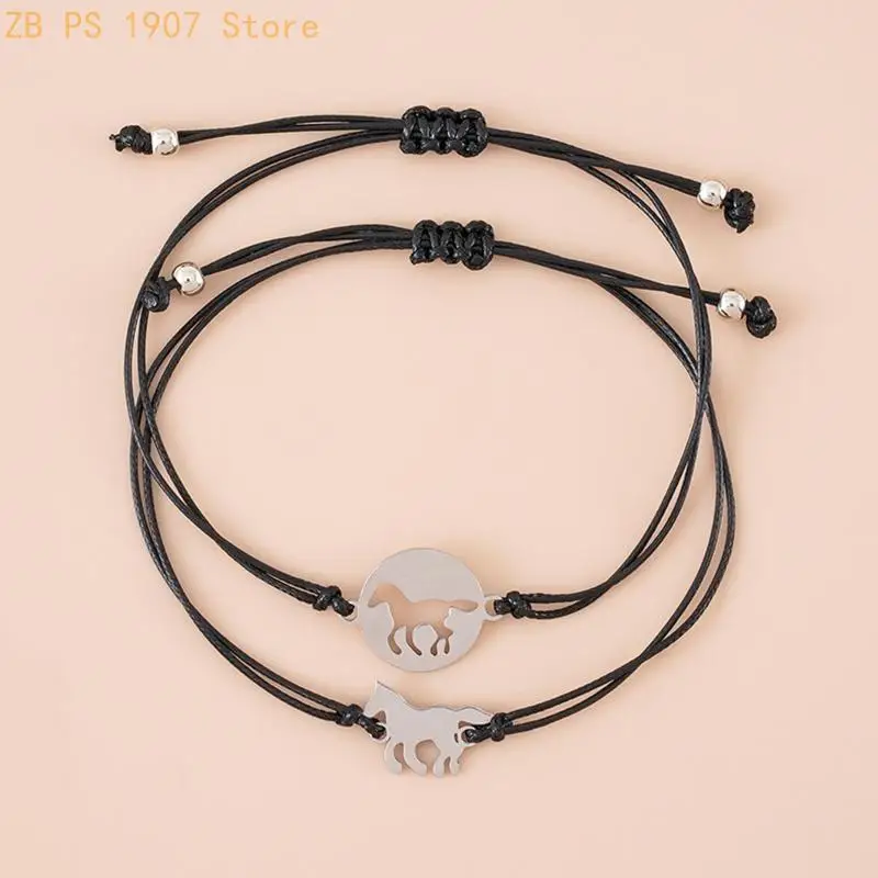 Mom & Daughter Bracelets for Mother & Horse Matching for Wish Bracelets 55KA