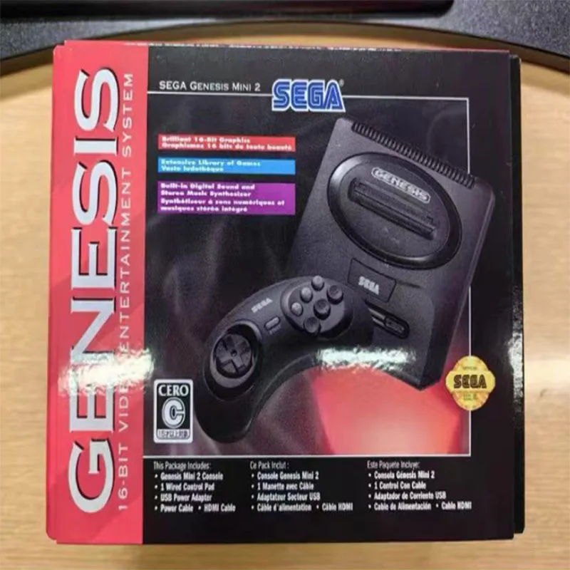 Original For Sega Genesis mini1/2 gaming console, brand new, unused gamepad