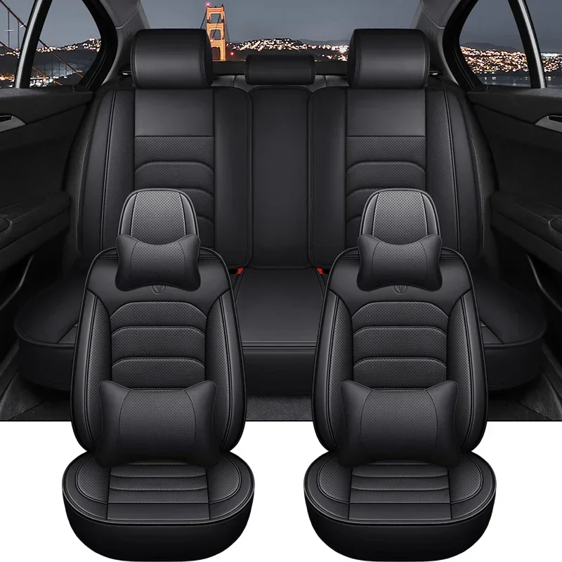 Universal Car Seat Cover for VW Golf Passat CC Touran Tiguan Toureg Touareg Phaeton T-ROC Car Accessories Pu Leather