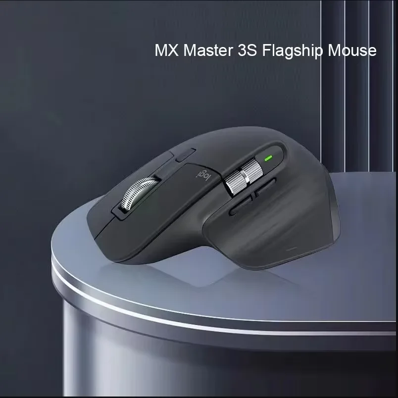 Logitech MX Master 3S Bezprzewodowa mysz Bluetooth Biznesowa mysz biurowa Softtone Ergonomiczna mysz biurowa biznesowa