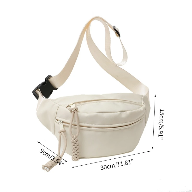 Belt Bag for Women Men Unisex Fanny Packs Small Crossbody Bag Chest Bag Solid Color Waist Bag with Adjustable Strap