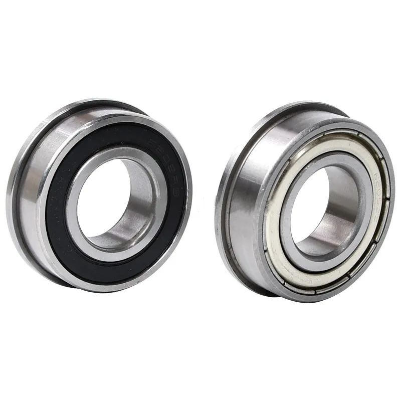 10PC Flange Ball Bearing F604 F605 F608 F623 F624 F625 F688 F695 F696 F698 ZZ 2RS 3D Printer Deep Groove Pulley Wheel Bearings