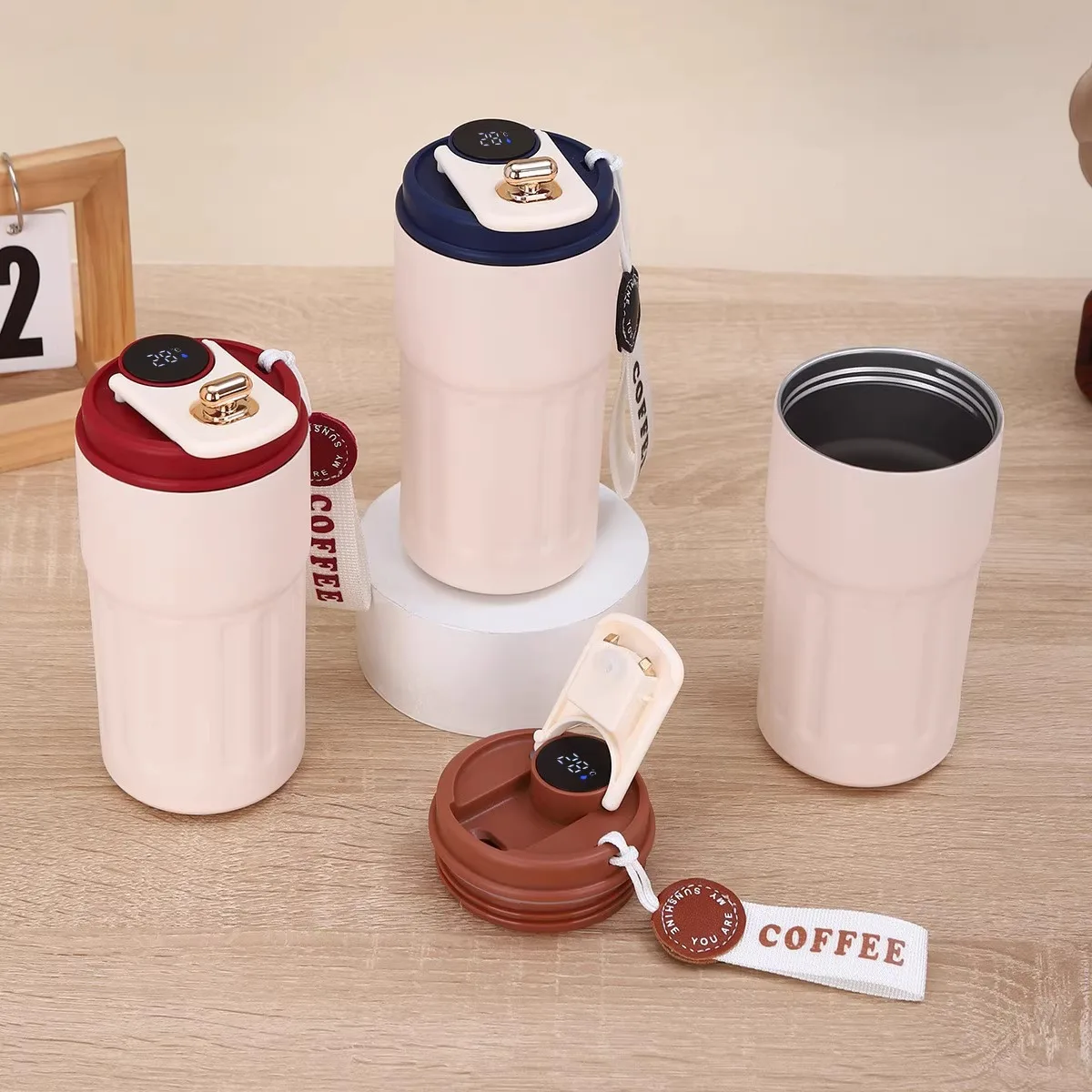 

New Smart Temperature Display 316 Stainless Steel Vacuum Insulated Coffee Tumbler for Men Women