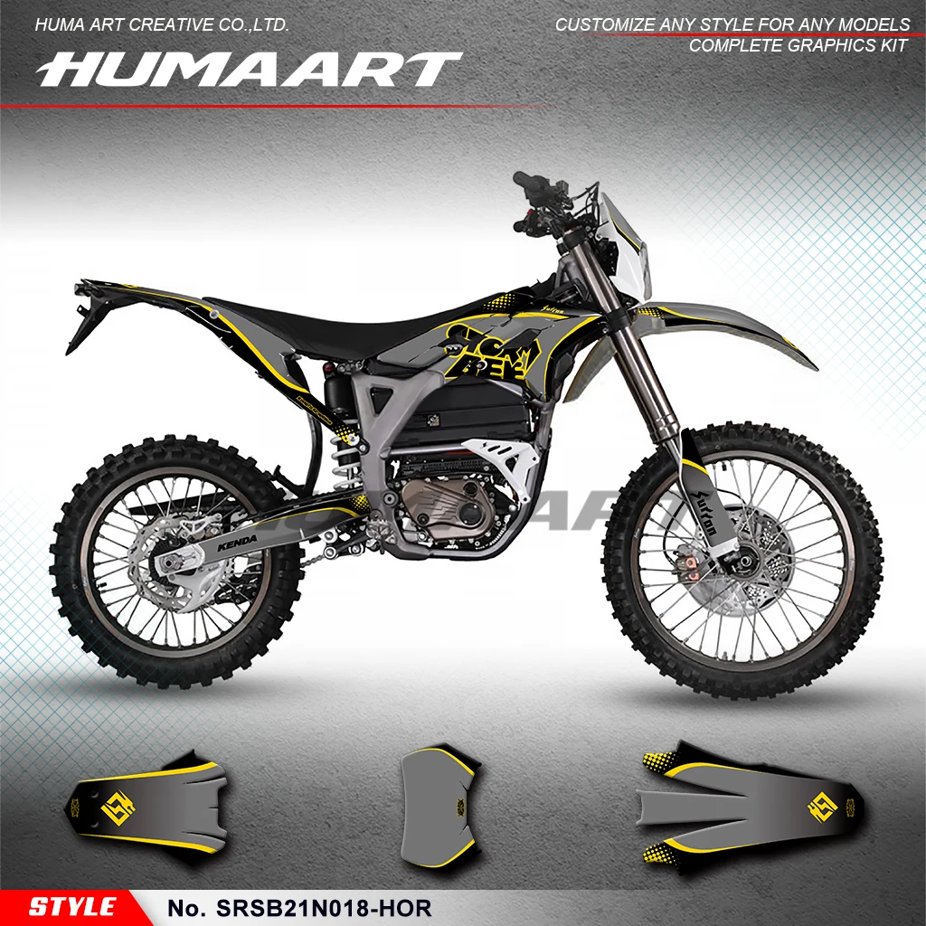 

Наклейки HUMAART Racing Graphics в комплекте для электрического мотоцикла Storm Bee, ремонта, SRSB21N018-HOR