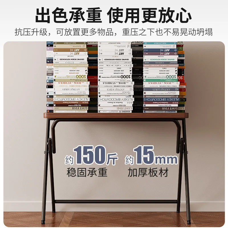 AOLIVIYA Desk Student Home Bedroom Bedside Study Table Small Unit Foldable Small Table Simple Writing Desk Computer Desk