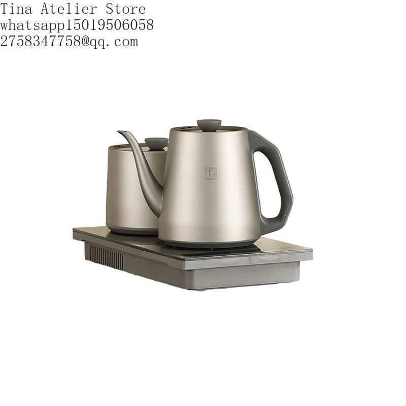 Fully Automatic Bottom Dual Water Supply Electric Kettle Te=a Brewing Made Pure Titanium Integrated Insulation Built-in Design