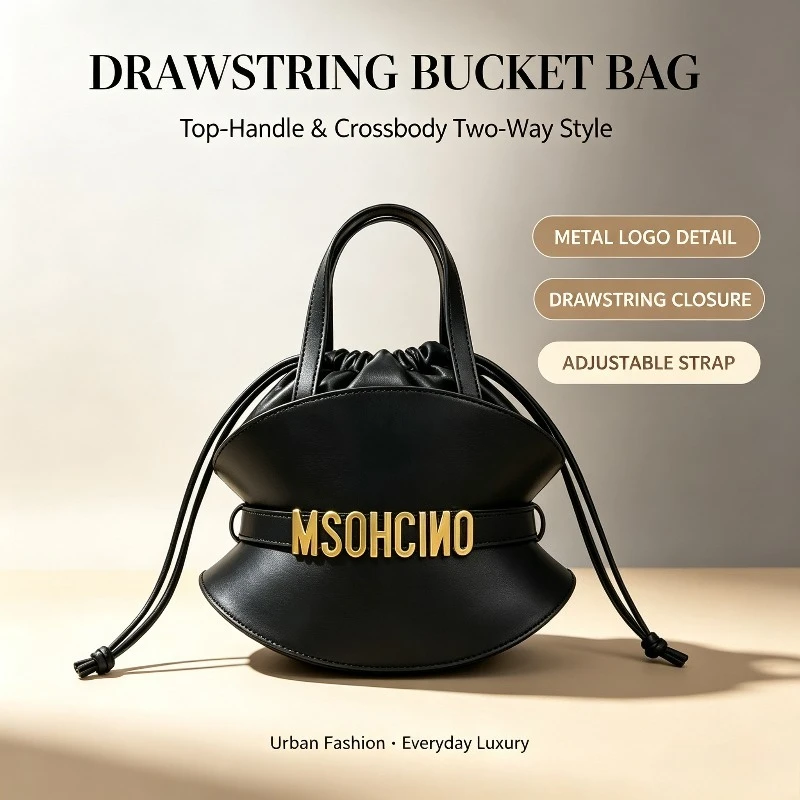 2026 New Women Large Tote Bag Vintage Bucket Purse Shoulder Crossbody High End Work Commuter Handbag Hot Seller