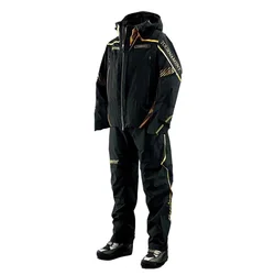 DW Waterproof Fishing Jacket and Pants, GOTX Warm Fleece Suits with Logo, DR-1008T, Winter Clothing Set, New, 2Pcs