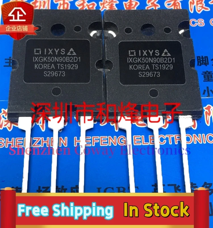 

10PCS-30PCS IXGK50N90B2D1 TO-264 IGBT 75A900V400W In Stock Fast Shipping