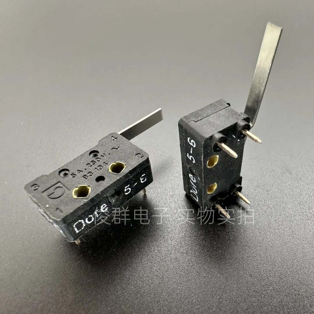 Original neuer 100 % 83134 Mikroschalter 4-polig seitlich drücken mit langem Griff 5 A 250 V