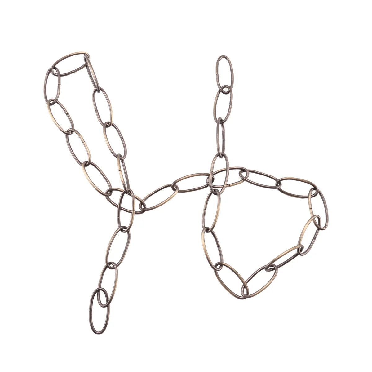 Сверхмощная цепь 1 м для винтажной люстры, подвесной светильник, зеленая бронза