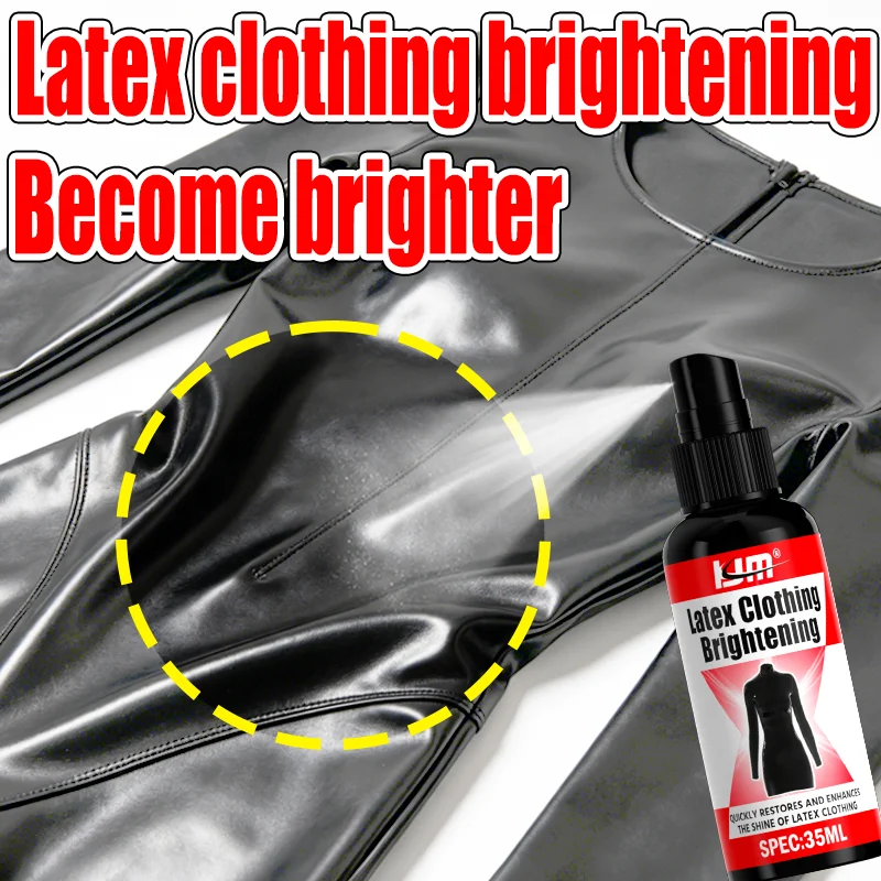 KJM 35ml Latex Care & Brightening Spray, Protect & Shine for Latex Clothing and Balloons, Anti-Aging Maintenance