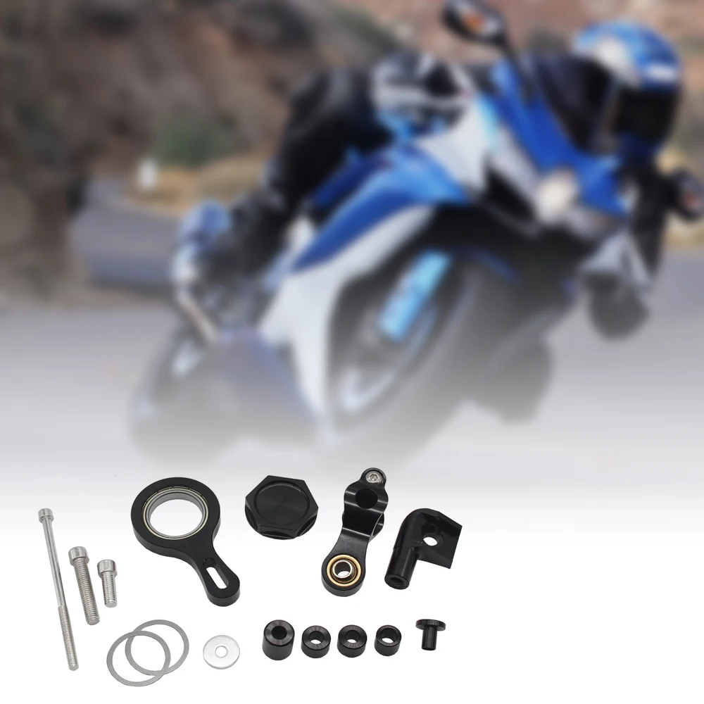 

Motorcycle Steering Stabilizer Damper Mounting Bracket Kit, Modified Accessory for Yamaha YZF, Bike Steering Stabilizer Kit