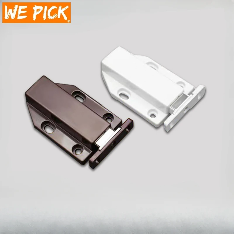 WEPICK 1PC Open Beetles Cabinet Catches Cupboard Self-Locking Device Rebound Door Stopper Abs Plastic Dumper Furniture Hardware