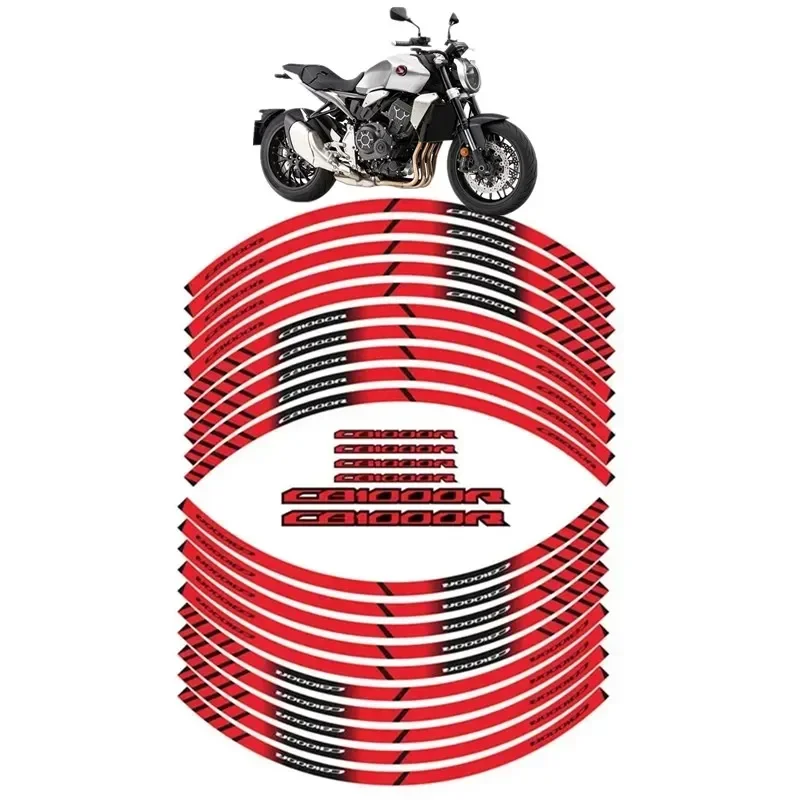 FOR HONDA CB1000R Motorcycle Parts Contour Wheel Decoration Decal Sticker - D  MOto