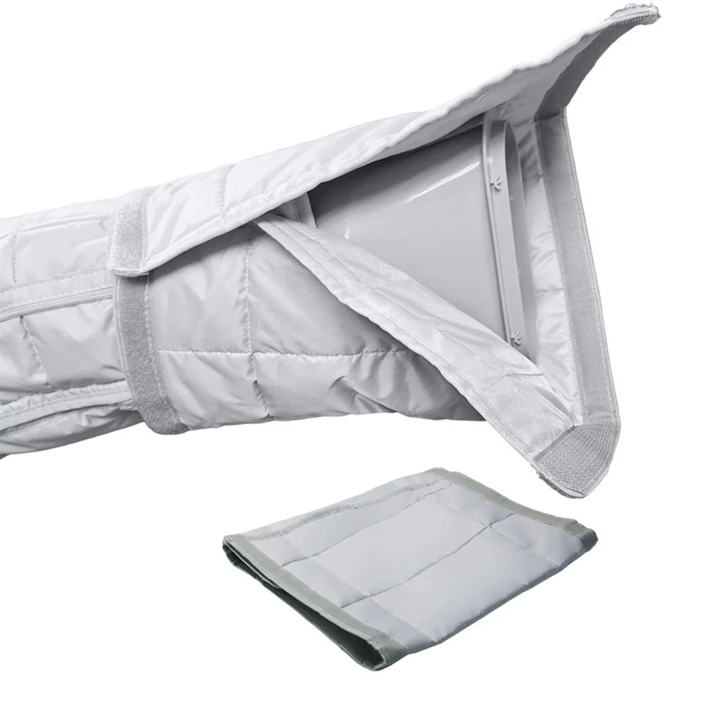 غطاء غبار فعال للحمل لخرطوم مكيف الهواء، مادة قطنية خفيفة الوزن، سهلة الاستخدام والصيانة