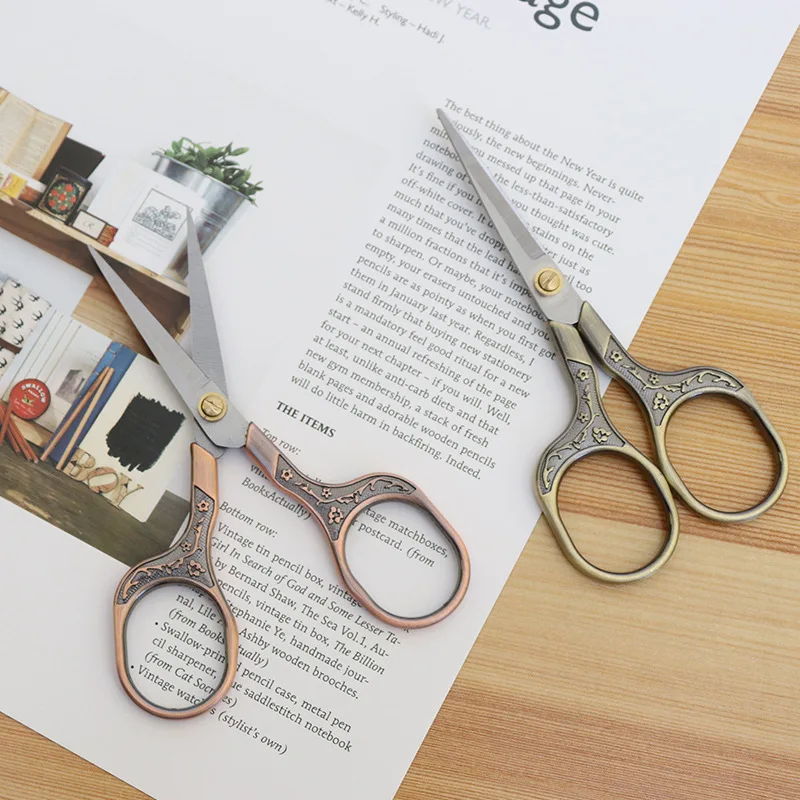 Stainless Steel Vintage Scissors Sewing Fabric Cutter Embroidery Scissors Tailor Scissor Thread Scissor Tools for Sewing Shears image 4