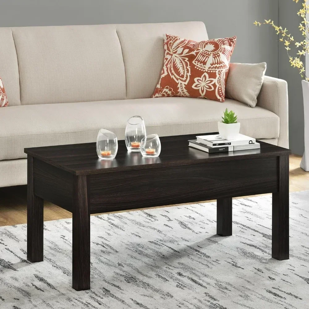 Lift Top Coffee Table for Living Room Espresso Lift Top Furniture Sofa Tea  Cafe