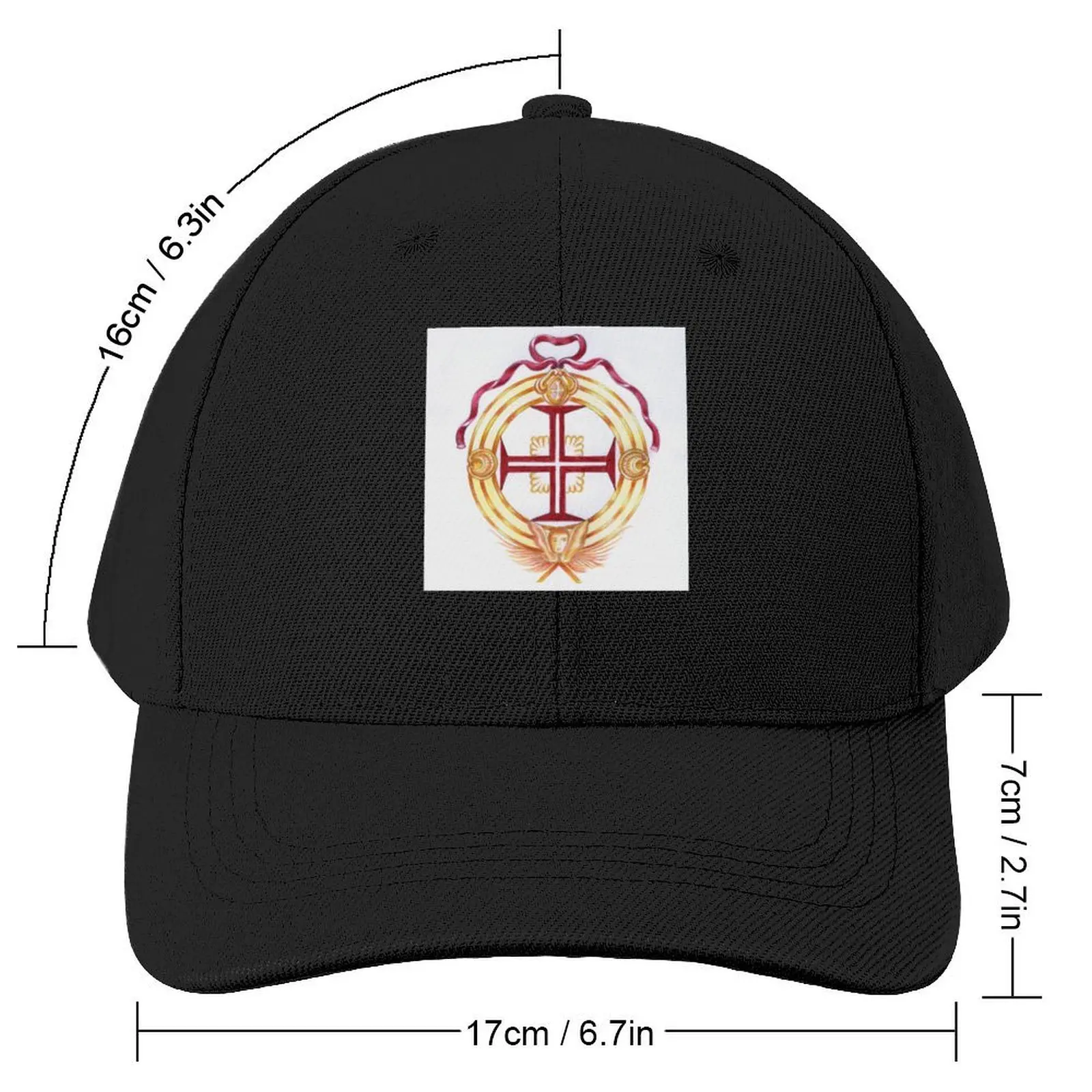 Templar cross. Cruz de Cristo. Charola. Tomar.Portugal Baseball Cap Hat Luxury Brand Golf Hat Baseball Cap Boy Child Women's