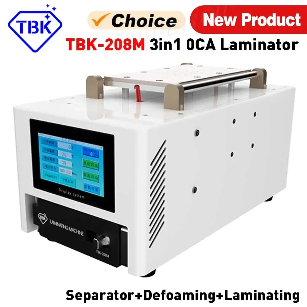 TBK-208M 3 in 1 OCA Laminatorl LCD Separator Bubble Remover Laminating Machine for Mobile Phone Screen Repairing Electric Tools