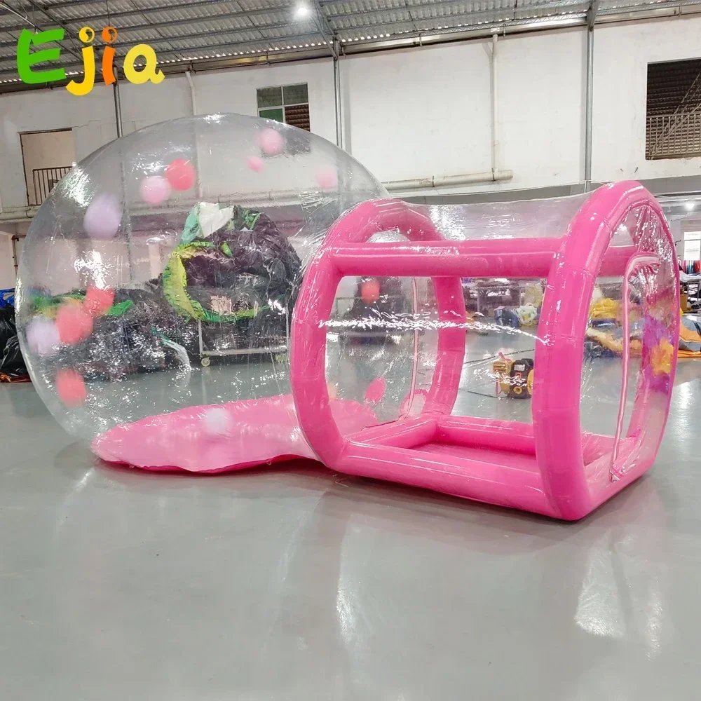 2024 New Mint 2.5/3m Bubble House Inflatable Bubble Tent Clear Bubble Balloon Dome with Blower Garden Tent for Party