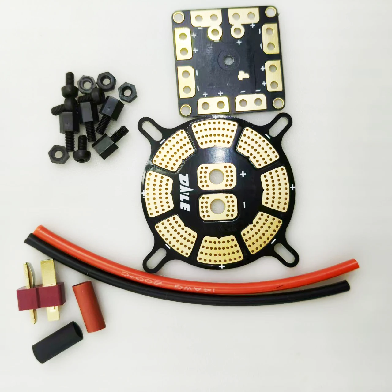 

Высокоточная плата распределения питания 200 А/80 А, проводка PDB, 7 унций для 8 ESC, DIY, дрон для сельскохозяйственных растений, радиоуправляемый дрон