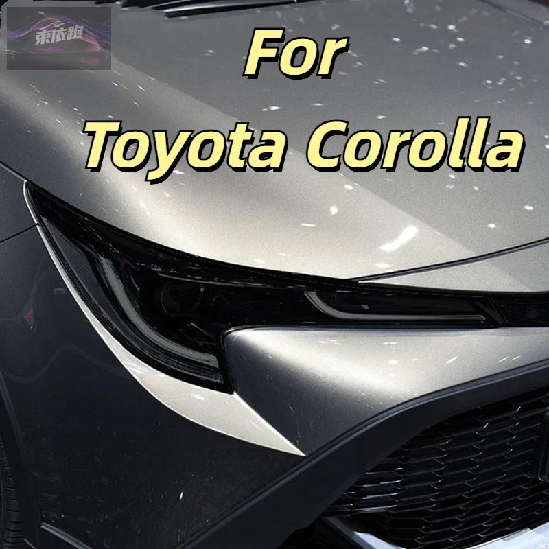 

Задняя защитная пленка для фар для Toyota Corolla E210 2019 2020 NMS 2014-2018, передняя часть автомобиля с защитой от царапин, черная прозрачная ТПУ PPF