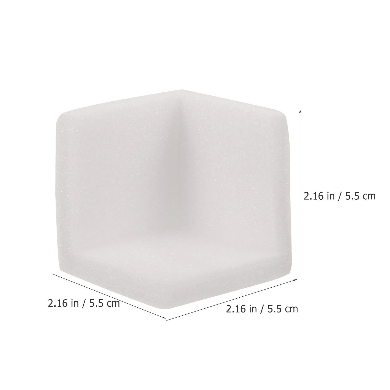 50Pcs Corner Protectors Expanded Polyethylene Furniture Table Corner Guards Safe Edge Bumpers Picture Frame Packaging