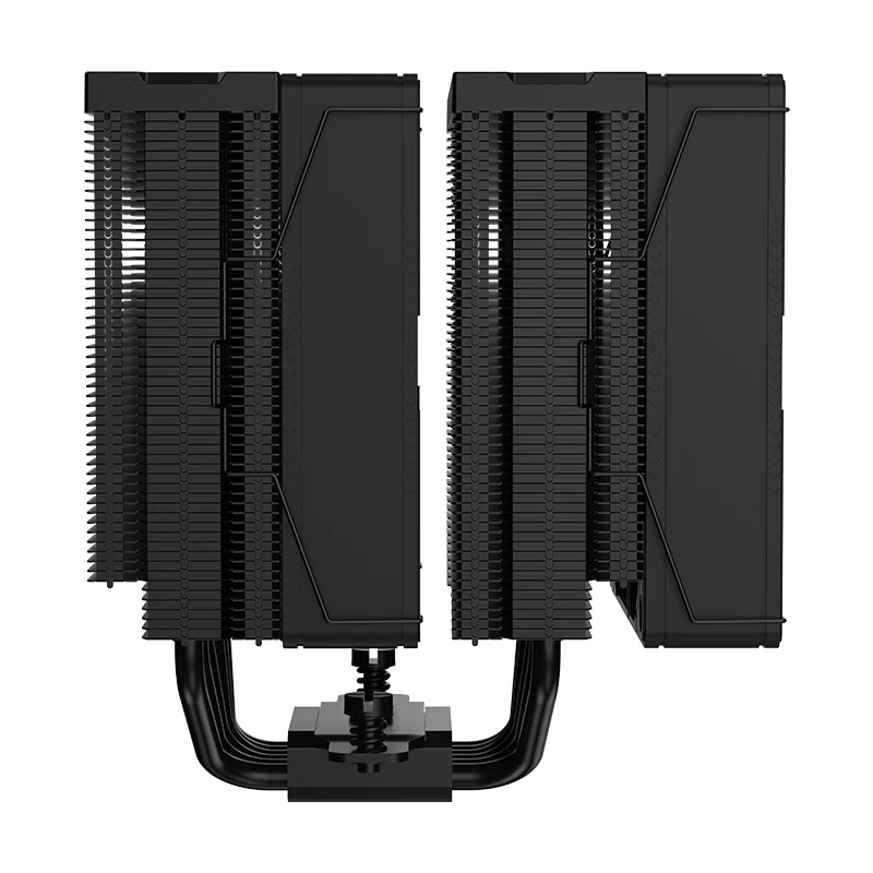 COOLLEO 6 Heat pipe Twin Towers Radiatore raffreddato ad aria Display della temperatura in tempo reale Dispositivo di raffreddamento della CPU per LGA1700 1200 115X AMD AM4 AM5