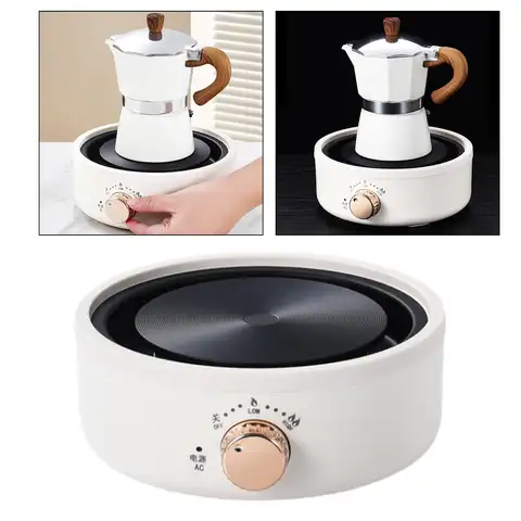 전기 스토브 미국 플러그 다목적 조절 가능한 온도 조절 모카 포트 티 룸용 가열베이스 야외 티 룸 자동차 실내