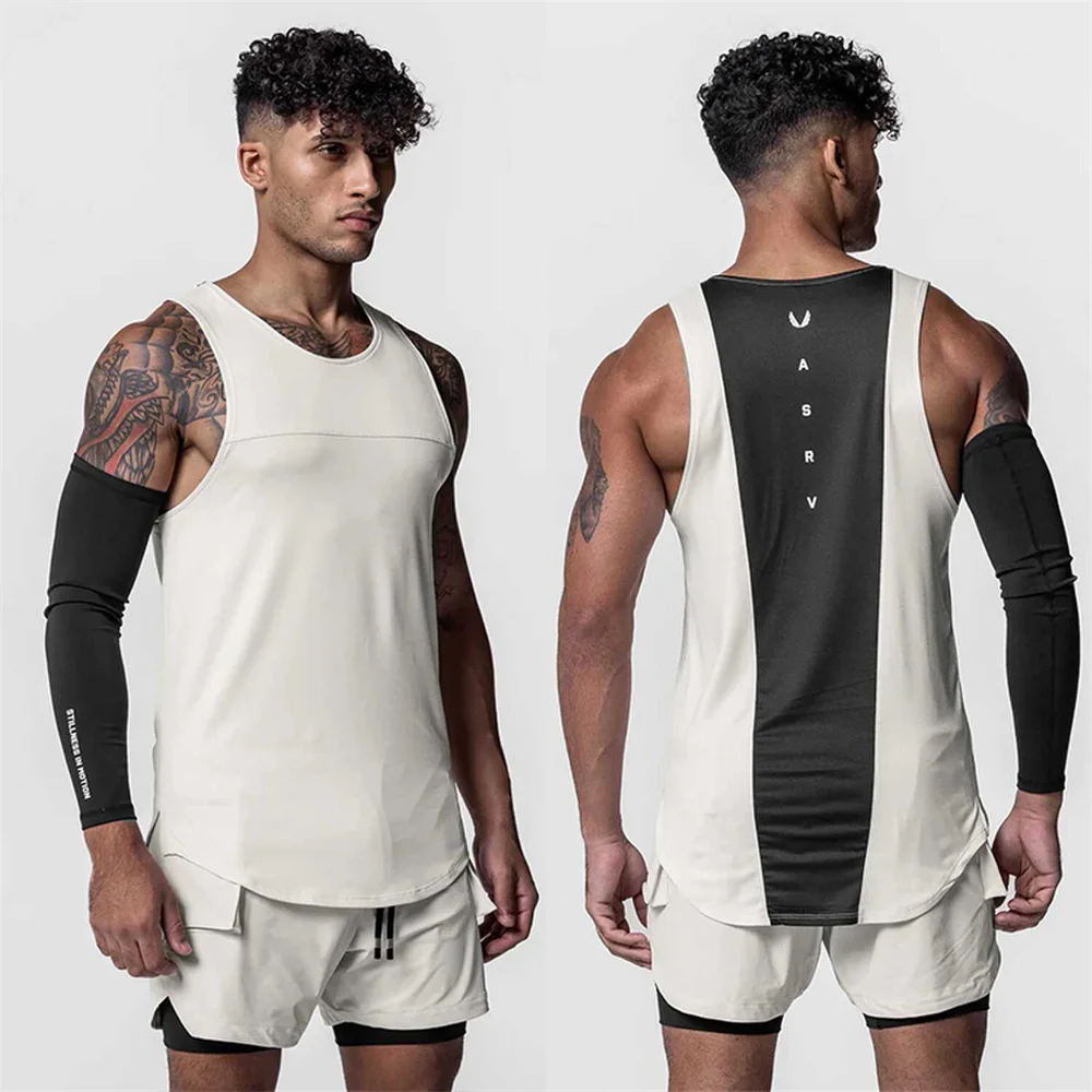 Sommer-Herrenweste, Sportbekleidung für Männer, schnell trocknende Tanktops, Indoor-Fitness-Basketballweste, atmungsaktive Herrenbekleidungsweste für Männer