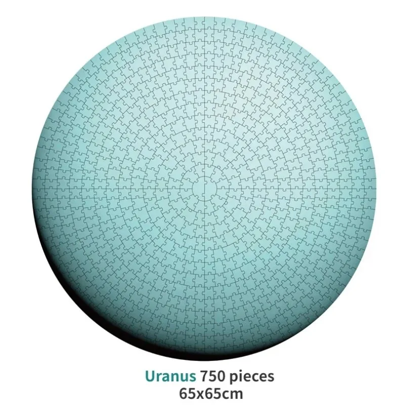 750pcs Horoscope Puzzle High Quality Adult Puzzles Challenge Uranus Neptune Round Puzzle Solar System Series Home Decorations