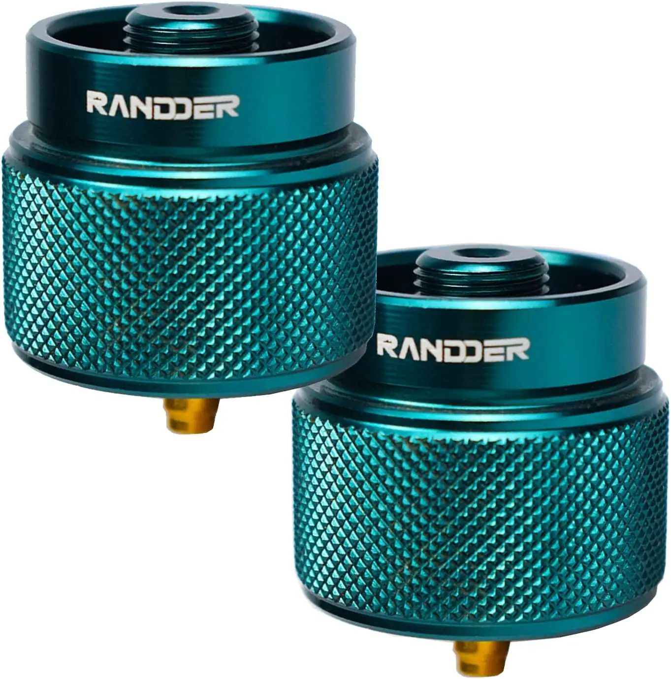 

Propane to Butane Adapter for Camping Stove, EN417 Valve Converter, 16 oz Propane Input, Dark Green (2 Pack)