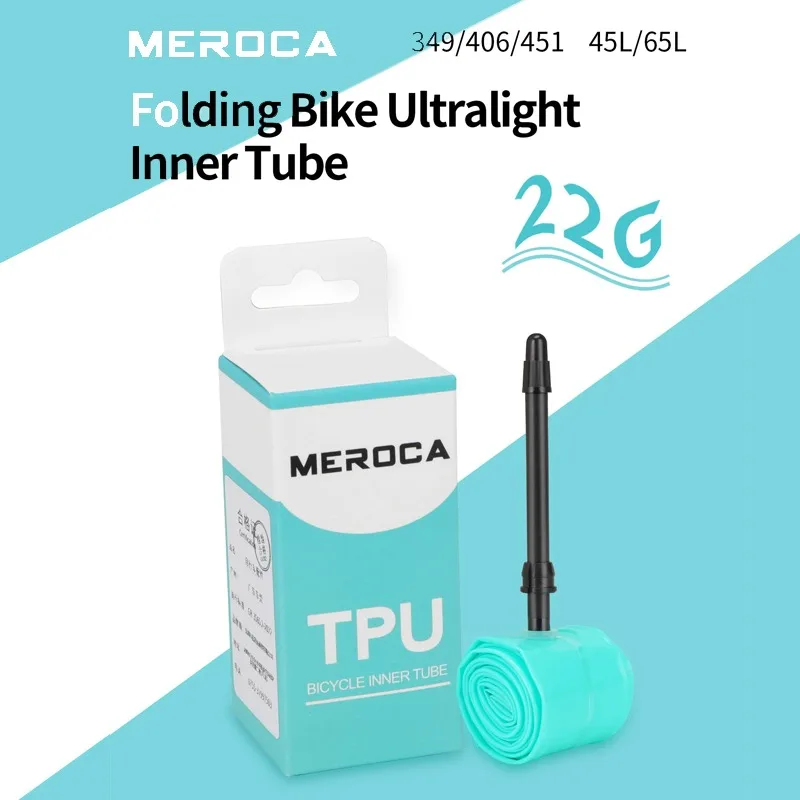 

MEROCA TPU Bike Inner Tube | Ultra-Light 349/406/451 Folding Tire for 20-Inch Foldable Bikes Inner Tube Bicycle Accessories