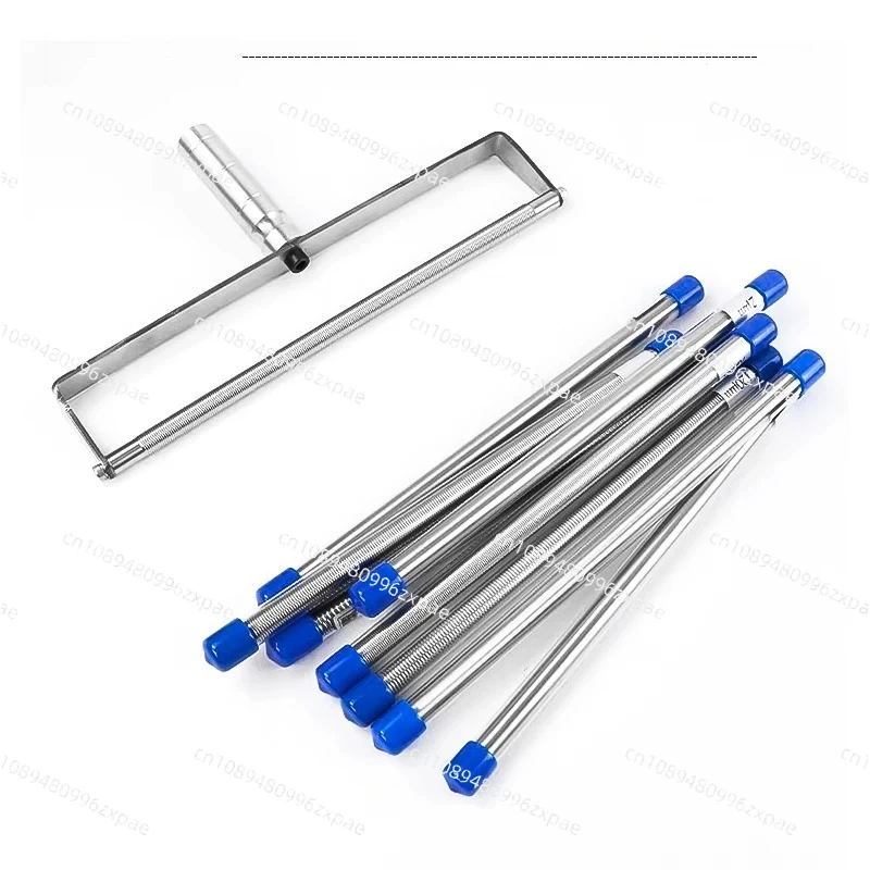 Upgrade Version Extrusion Wire Bar Applicator Wire Rod Coater Wet Film Applicator Scraper Effective Coating Width 0-200mm