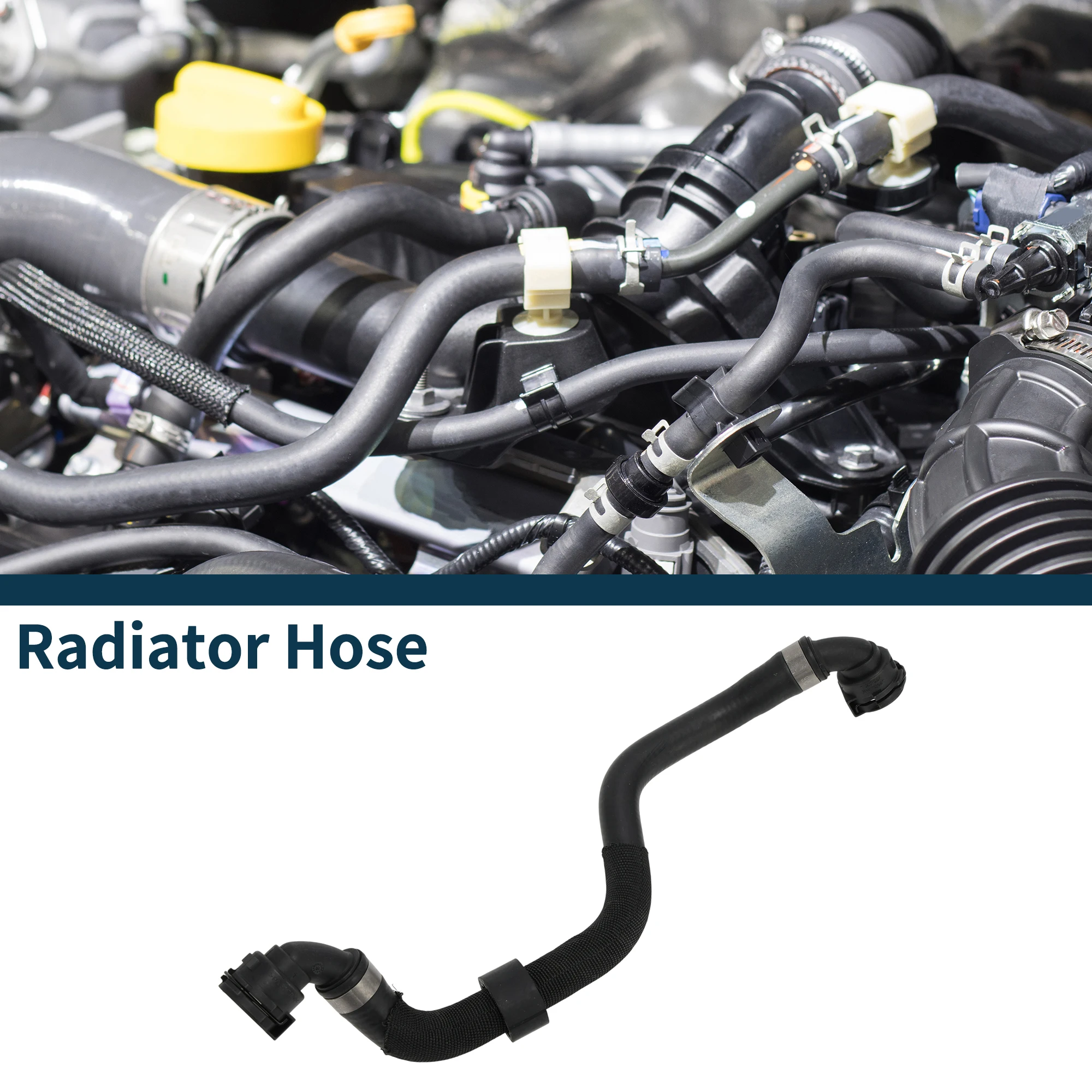 

UXCELL Шланг радиатора Шланг обогревателя для BMW X5 2010 No 17127576376 Шланг охлаждающей жидкости черный