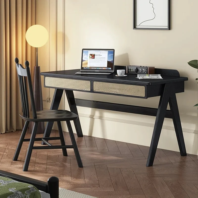 

Французский ретро стол из цельного дерева, маленькая квартира, кабинет, спальня, дом