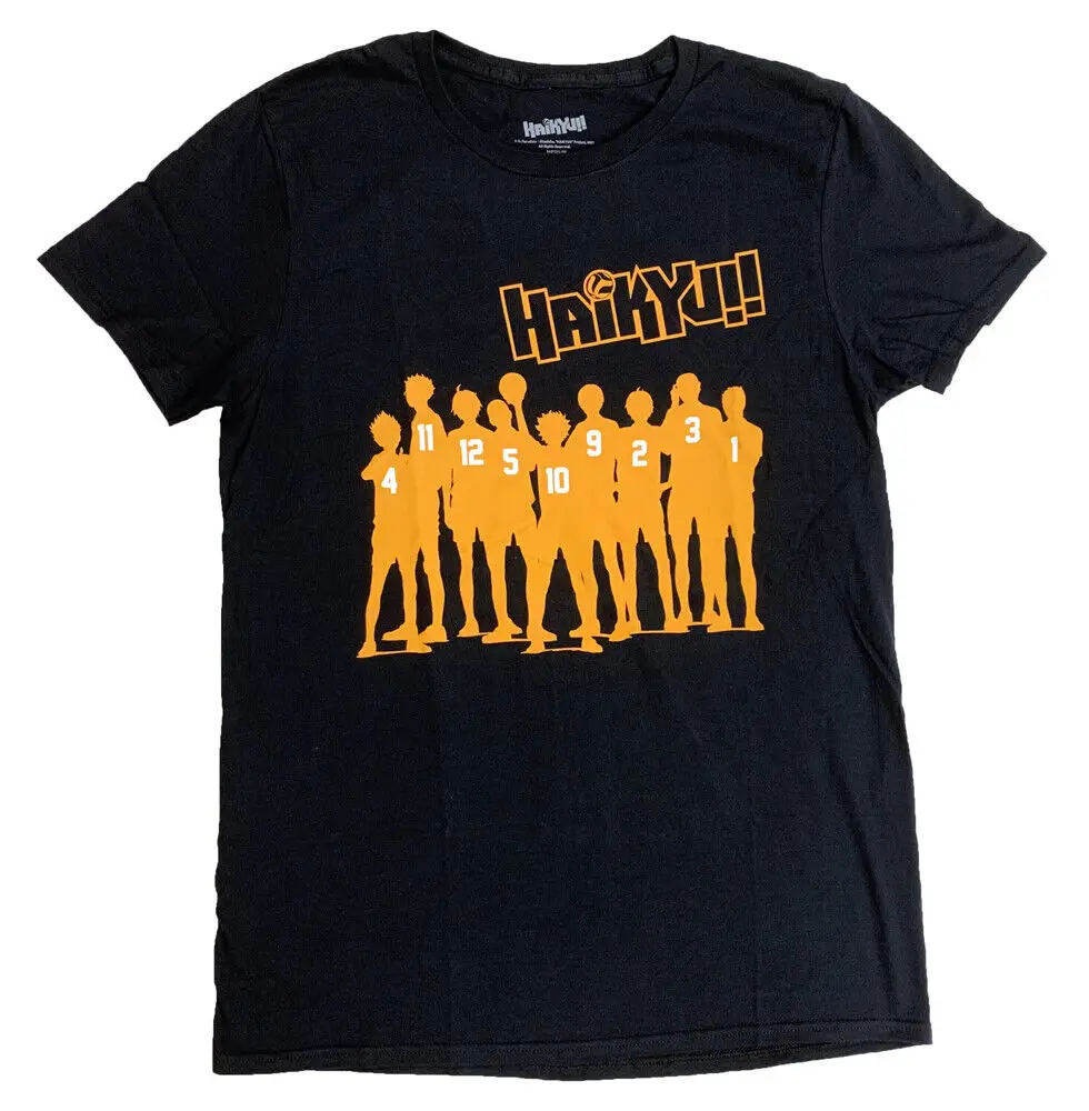 Haikyu Team Silhouette Anime Adult T Shirt