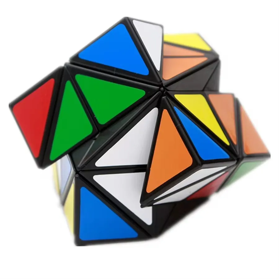 Lanlan ヘリコプターマジックキューブエイリアン Cubo Magico LanLan スピードキューブステッカーおもちゃ Cubo Magico 子供のギフト知育玩具