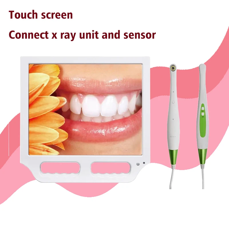 17 inch Dental Touch Screen Intraoral Camera Led Lights 12 Million Pixels High Definition HDMI Intraoral Camera Display Screen