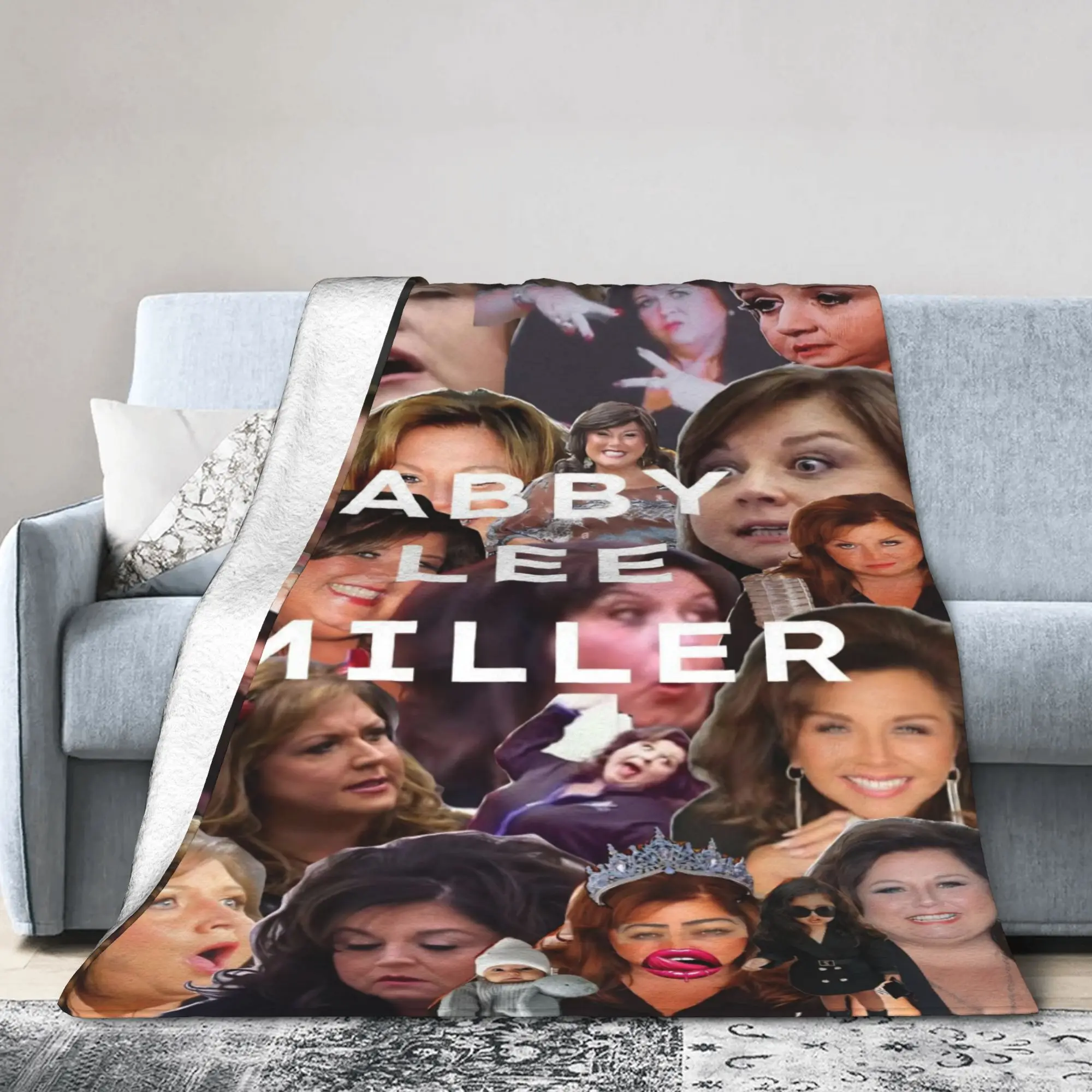 Abby Lee Miller Blanket American Dance Instructor Travel Flannel Throw Blanket For Couch Chair Sofa Bed Soft Warm Bedspread Gift
