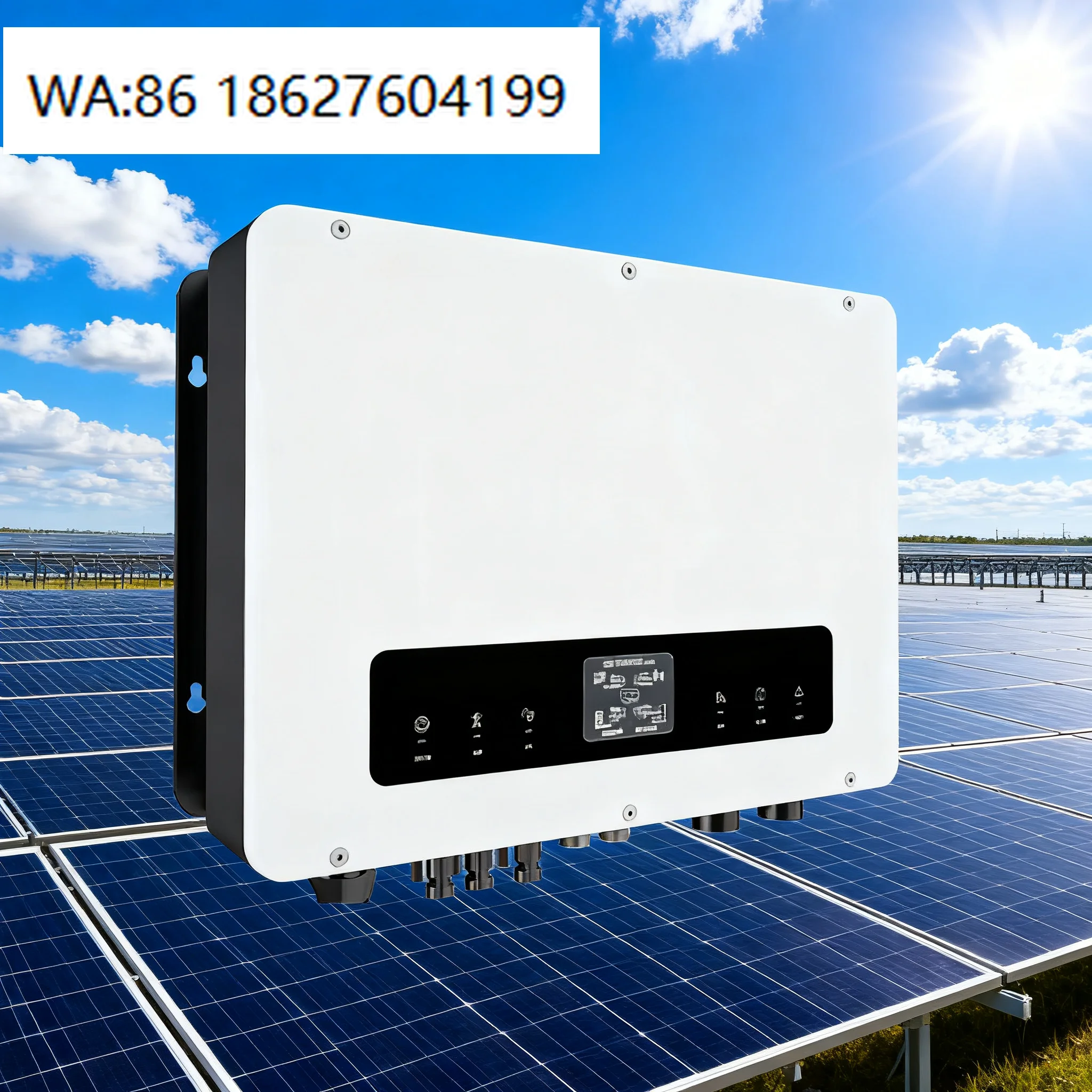 12V-96V to 110V/220V Off Grid Solar Inverter 60A MPPT 5000W Pure Sine Wave Home Solar System