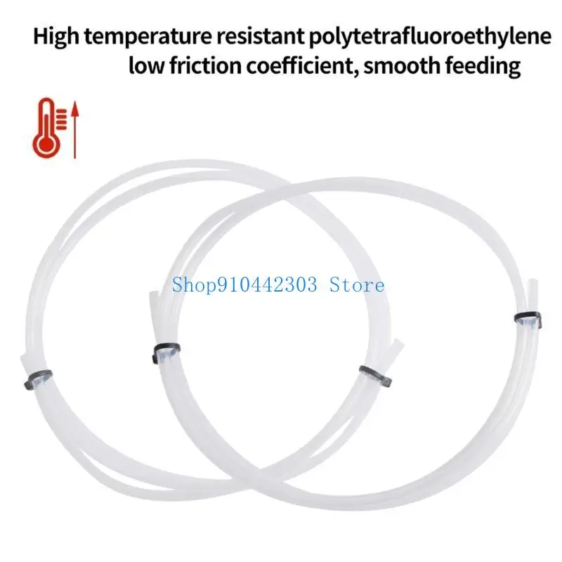 652F Extended Life 3D Printing FEP Tube, 2.5mmx4mm FEP Tubing Excellent Resistant to Acids, Alkali Ability