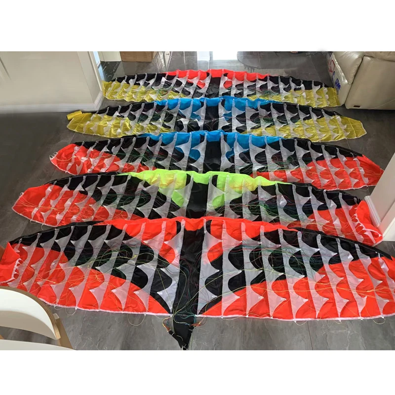 1PCS Wingspan 2.8 Meters Bat Shaped Paraglider Cloth Powered Parachute Head DIY Parts for Outdoor Beach Aerobatics Parafoil Toys
