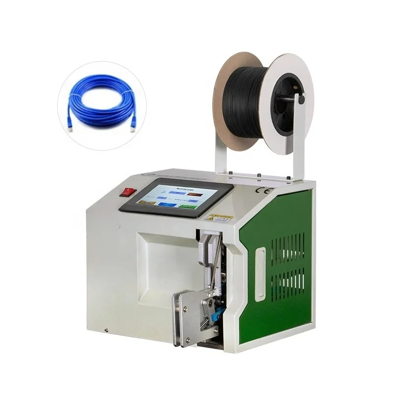 

wire tying machine automatic cable coiling machine data wire power cable tying machine