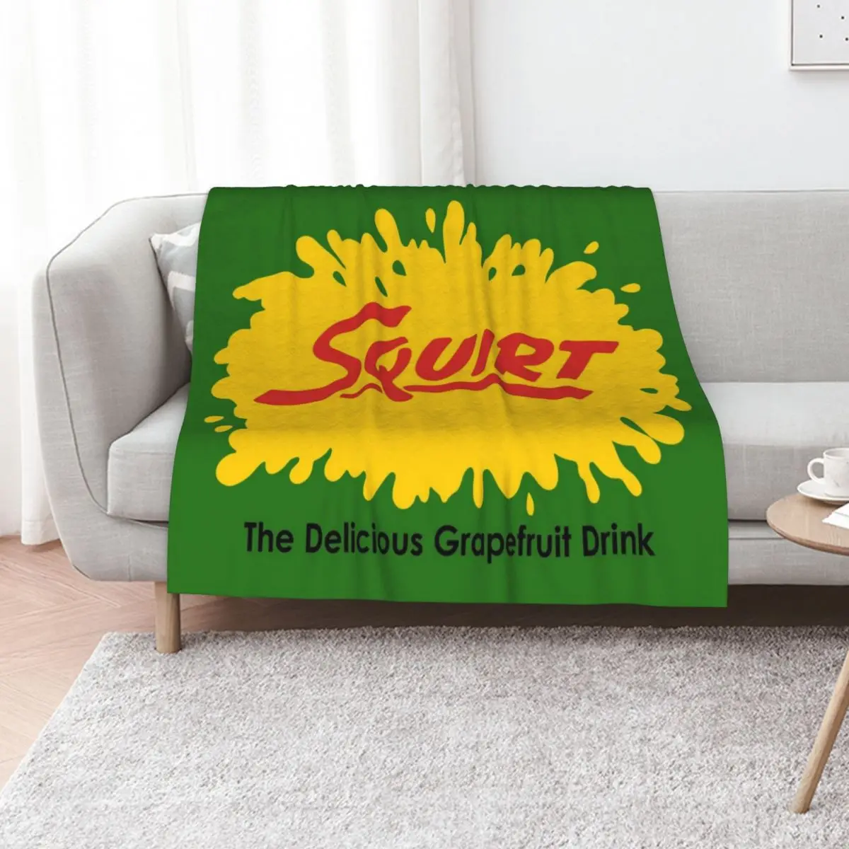 squirt the delicious grapefruit drink Throw Blanket Luxury Throw Camping Baby Travel Bed linens cosplay anime Blankets